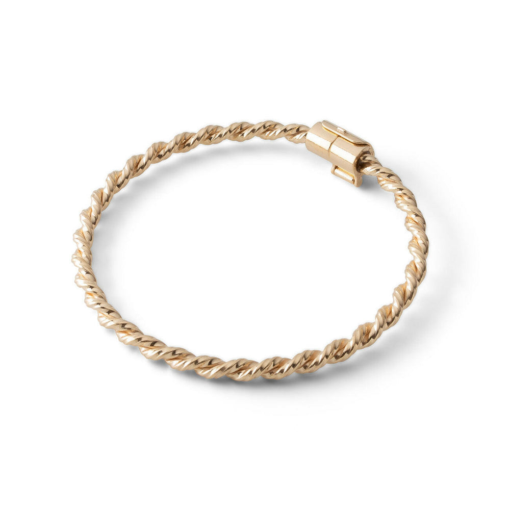 Pulsera tensor de oro - Amuleto protector de oro de 14 quilates - <tc>codo</tc> Perdido (177 MHz)