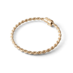 Pulsera tensorial de oro - Amuleto protector de oro de 14 quilates - <tc>codo</tc> Real (144 MHz)