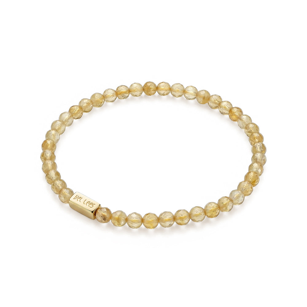 Bransoletka z Cytrynem i miejscem na charms – Srebro 925
