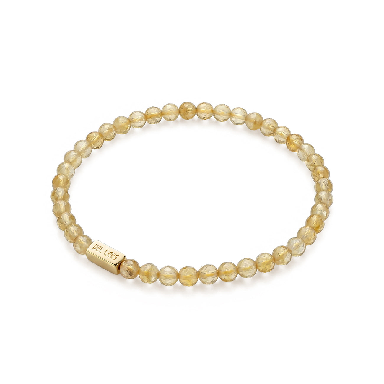 Bransoletka z Cytrynem i miejscem na charms – Srebro 925