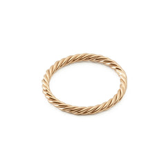 Anillo tensor de cobre dorado - Amuleto protector