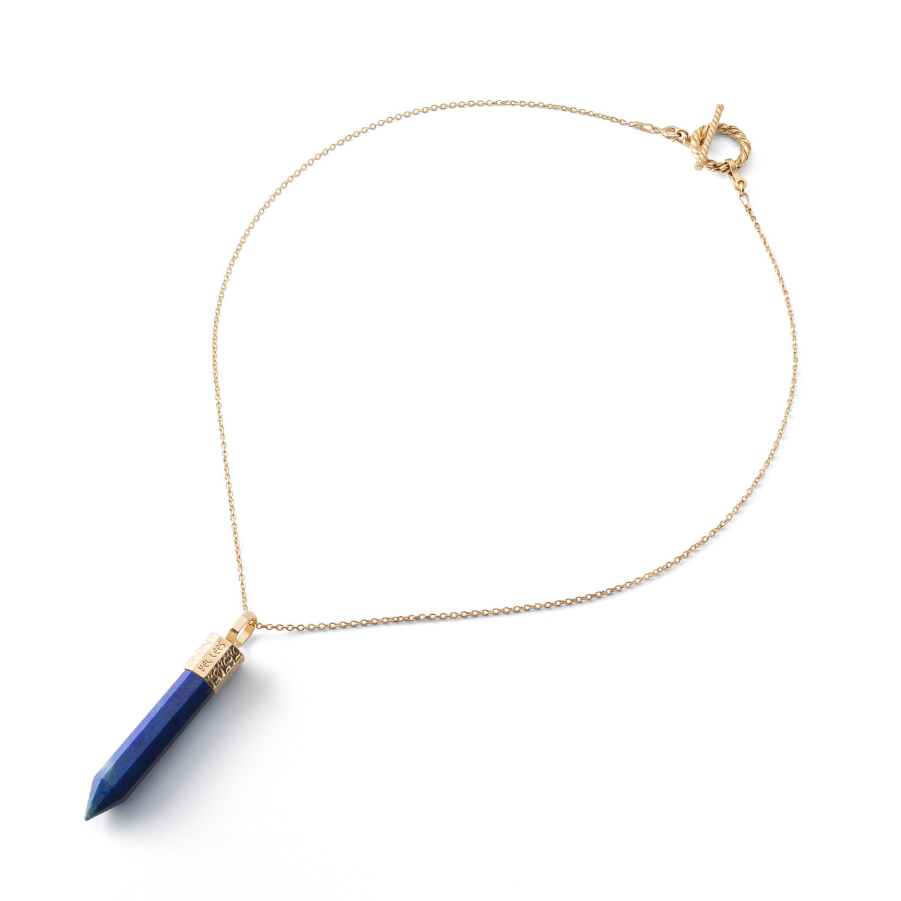 Naszyjnik z Lapis Lazuli – Srebro 925 pozłacane