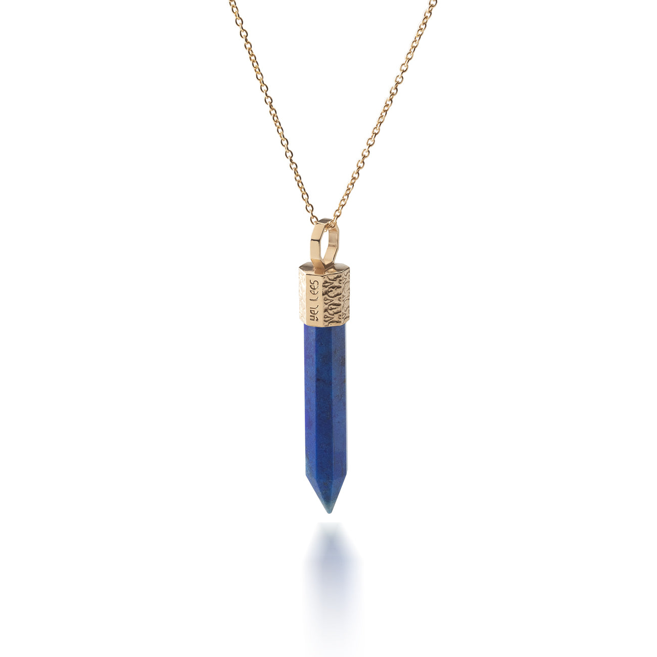 Naszyjnik z Lapis Lazuli – Srebro 925 pozłacane