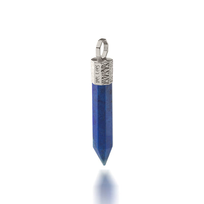 Zawieszka z Lapis Lazuli – Srebro 925 pokryte platyną