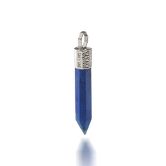 Zawieszka z Lapis Lazuli – Brąz pokryty platyną