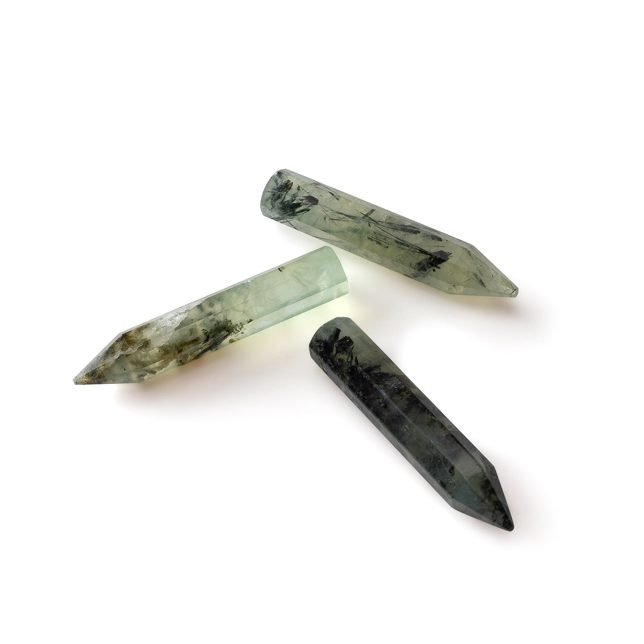 Naszyjnik z Prehnitem – Srebro 925 