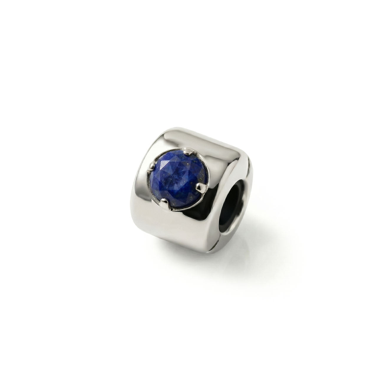 Charms z lapisem lazuli, srebrny – srebro próby 925, naturalny kamień ochronny