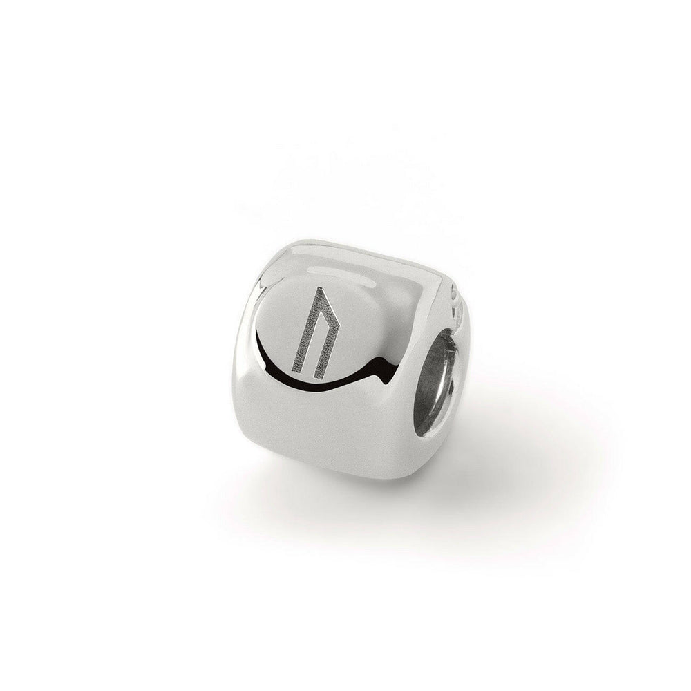 Charm con la runa Uruz (ᚢ) Plata - amuleto de fuerza y ​​perseverancia - Latón