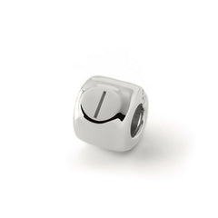 Charm con la runa Isa (ᛁ) Plata – amuleto de calma y autocontrol - plata ley 925