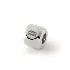 Charms con el signo zodiacal Acuario (♒︎) Plata - Latón